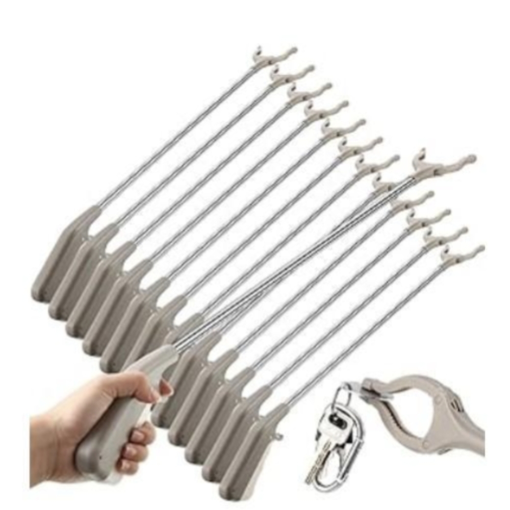 Set of 12: 47.2" grabbers helps reach, great gift for all! Kids & olders! Useful